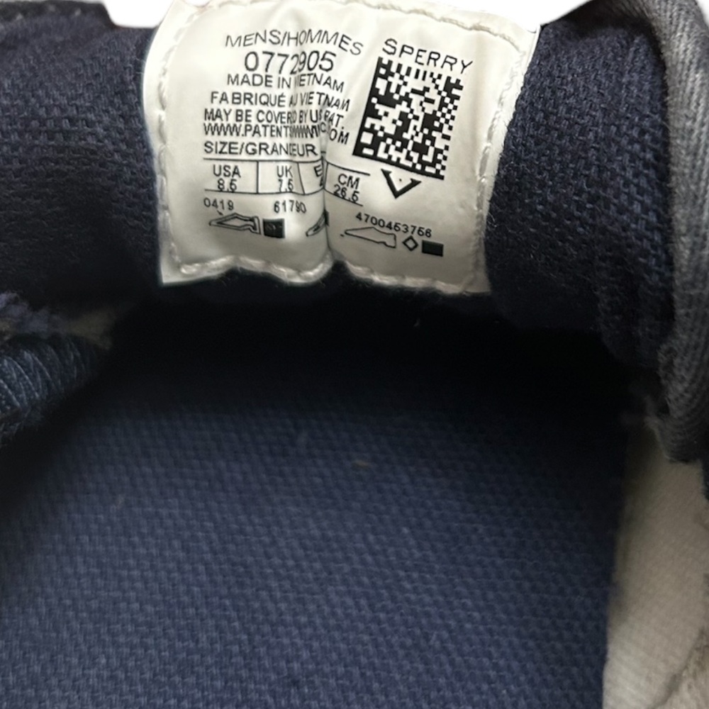 Sperry Halyard Navy Men’s Size 8.5 - Picture 8 of 8